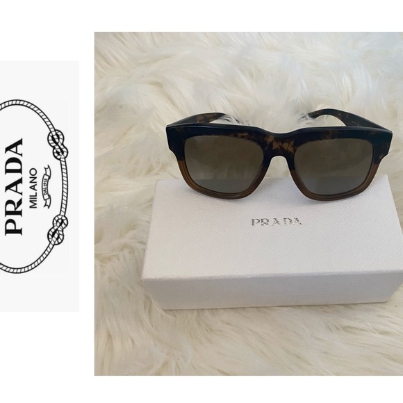 Prada Accessories - Prada Tortoise Brown Sunglasses